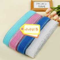 Wave bilateral silver mesh 4 5 cm elastic mesh belt wedding supplies packaging materials handsome ribbon flower shop accessories