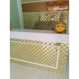 Стеклянная мозаика, самоклеющаяся головоломка на стену, зеркальный эффект