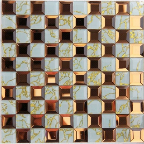 Хрустальная стеклянная мозаичная плитка бесшовная самооценка