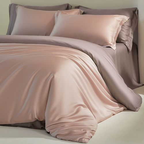 Двусторонний летний шелковый комплект, кровать, простыня, пододеяльник, покрывало, 100 шт, 4 предмета