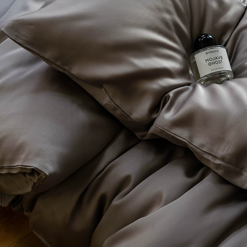 Летнее покрывало, шелковый комплект, пододеяльник, шелковая шелковистая простыня, 100 шт, 4 предмета, изысканный стиль