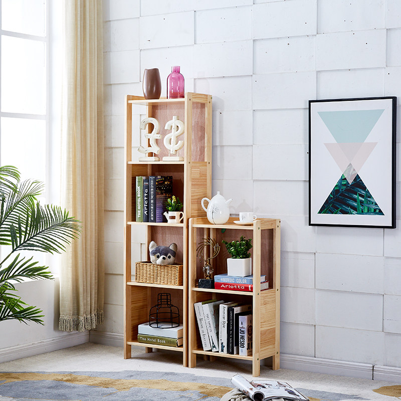 Pine shelf Electrical toy objects plate frame modern solid wood three, four or five floor waterpaint