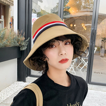 Fishermans hat female Korean version of Joker big hat brim sunshade sun hat spring and summer Japanese fashion foldable hat