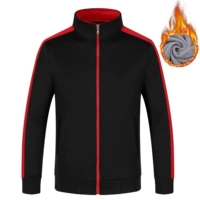 Черные красные рукава (плюс бархат)