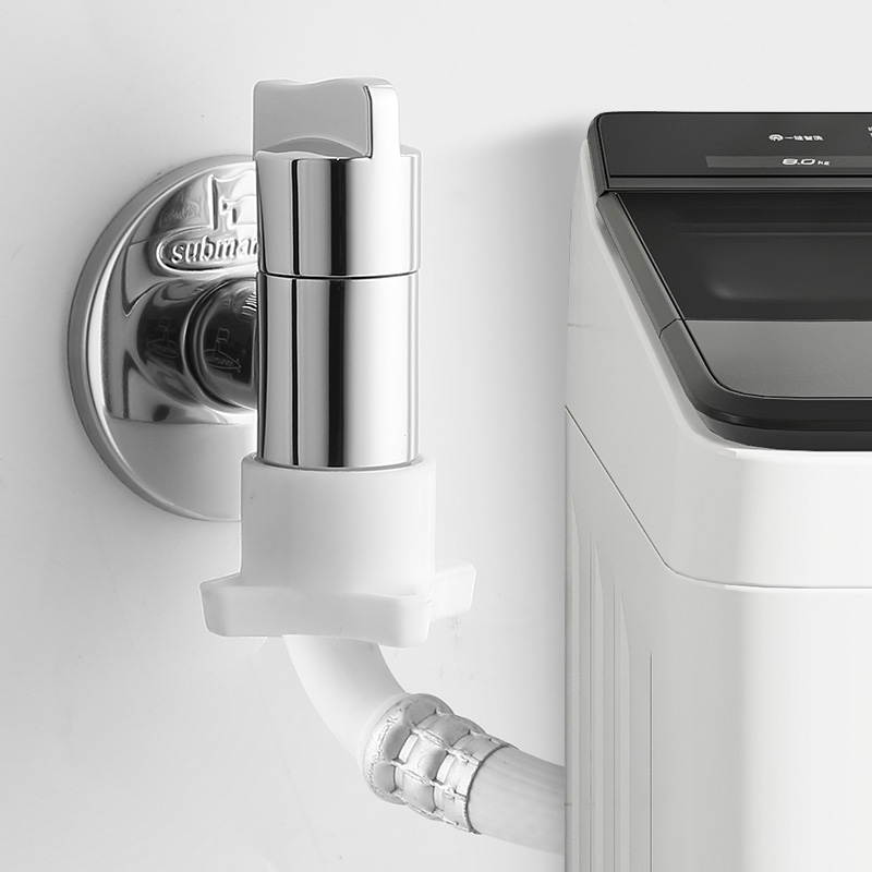 Diving boat fully automatic washing machine tap connector Special small copper water nozzle Home Siemens Bosch 6 points