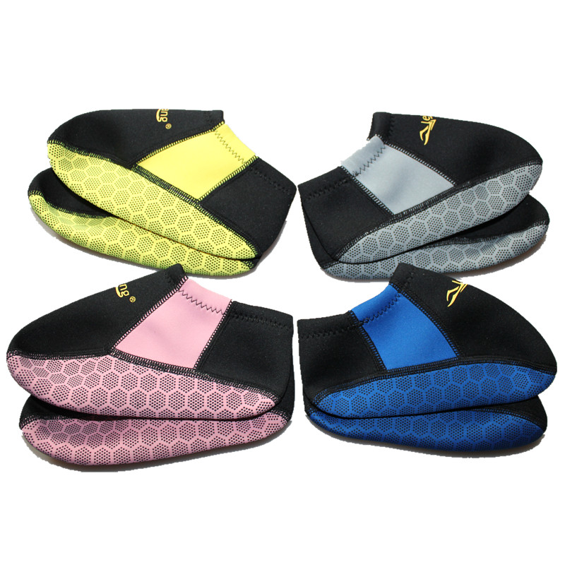 lelang diving socks snorkeling socks adult thickened punch-point breathable beach socks surf socks swimming shoes
