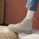 Martin Boots for Women, British Style Short Boots, 2025 New Winter Fleece-Lined Women's Shoes, Retro Suede Leather Women's Boots
