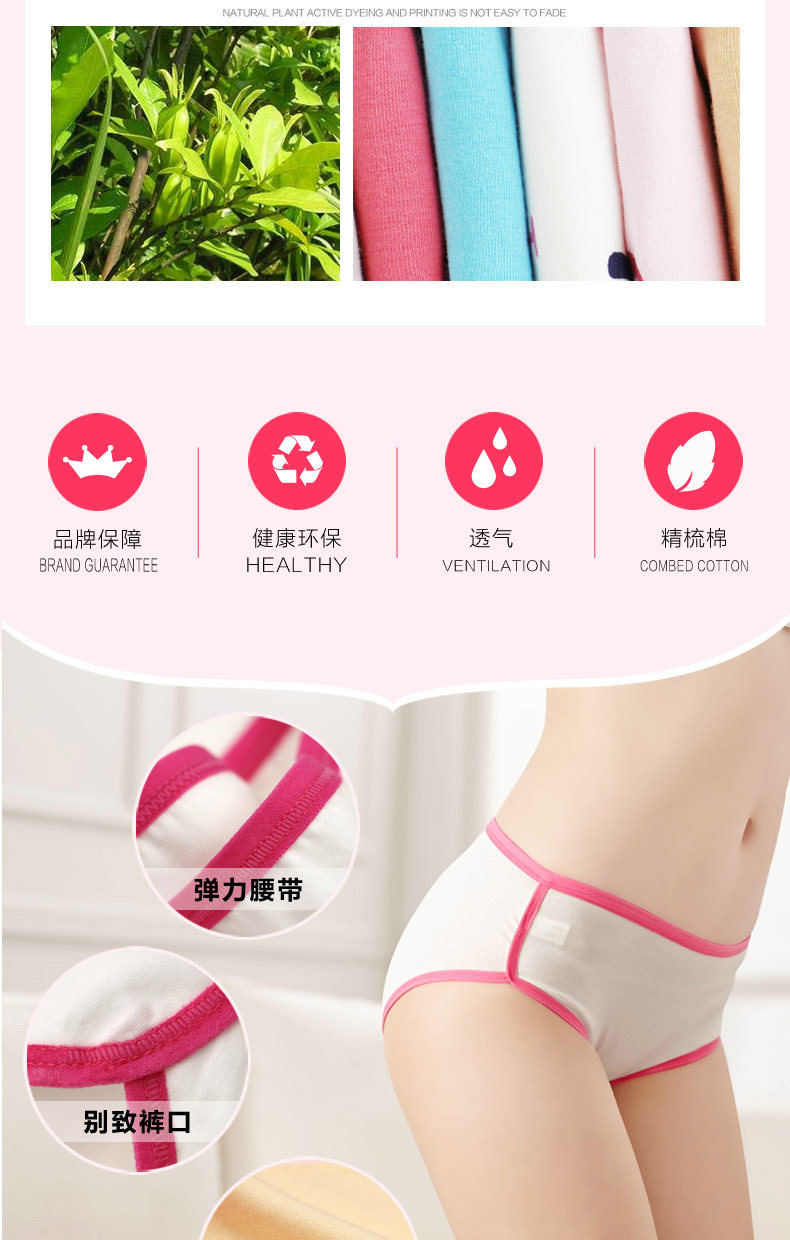 Slip jeunesse en coton - Ref 641613 Image 9