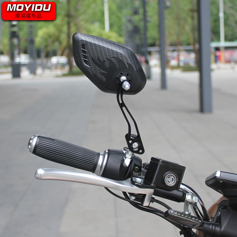 Small Tortoise King Ghost Fire Zumayyadi Locomotive Electric Vehicle Retrofitted Rearview Mirror Rear View Mirror