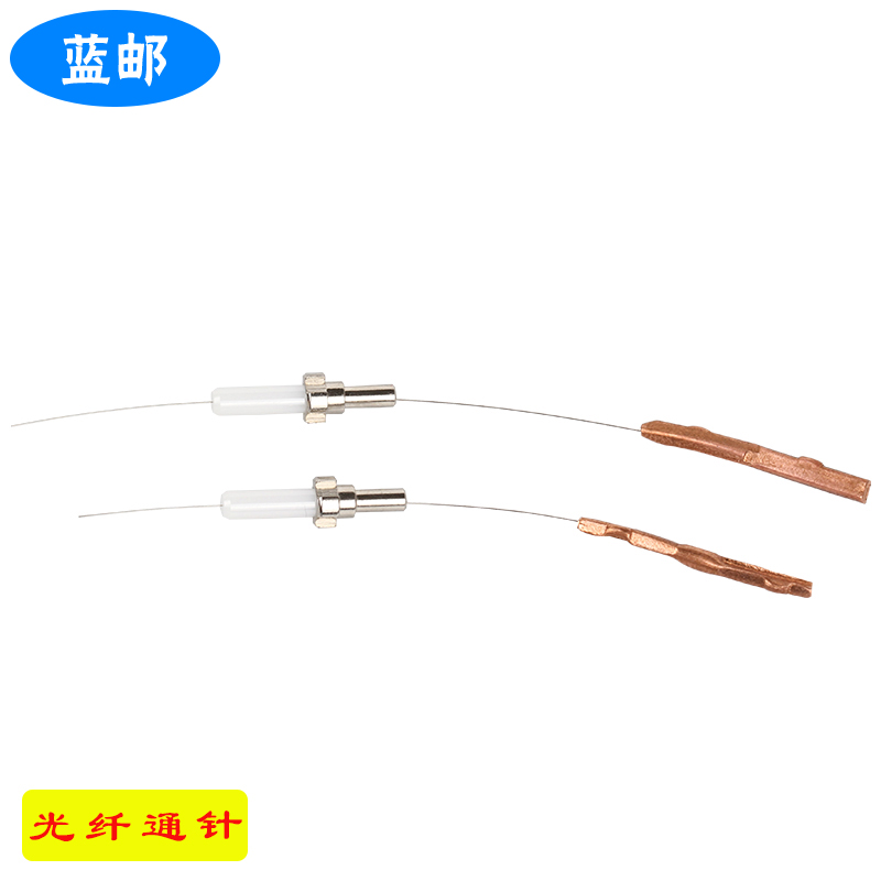 Blue mail fiber ferrule through pin with handle Fiber ceramic ferrule through pin Piano wire through pipe FN-8120