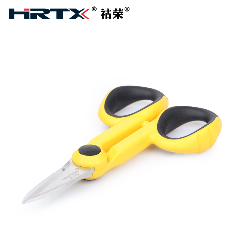 Hu Boom HRTX Fiber Kevlar Scissors Aramid Fiber Scissors KC169 Jumper Tail Fiber Serrated Scissors