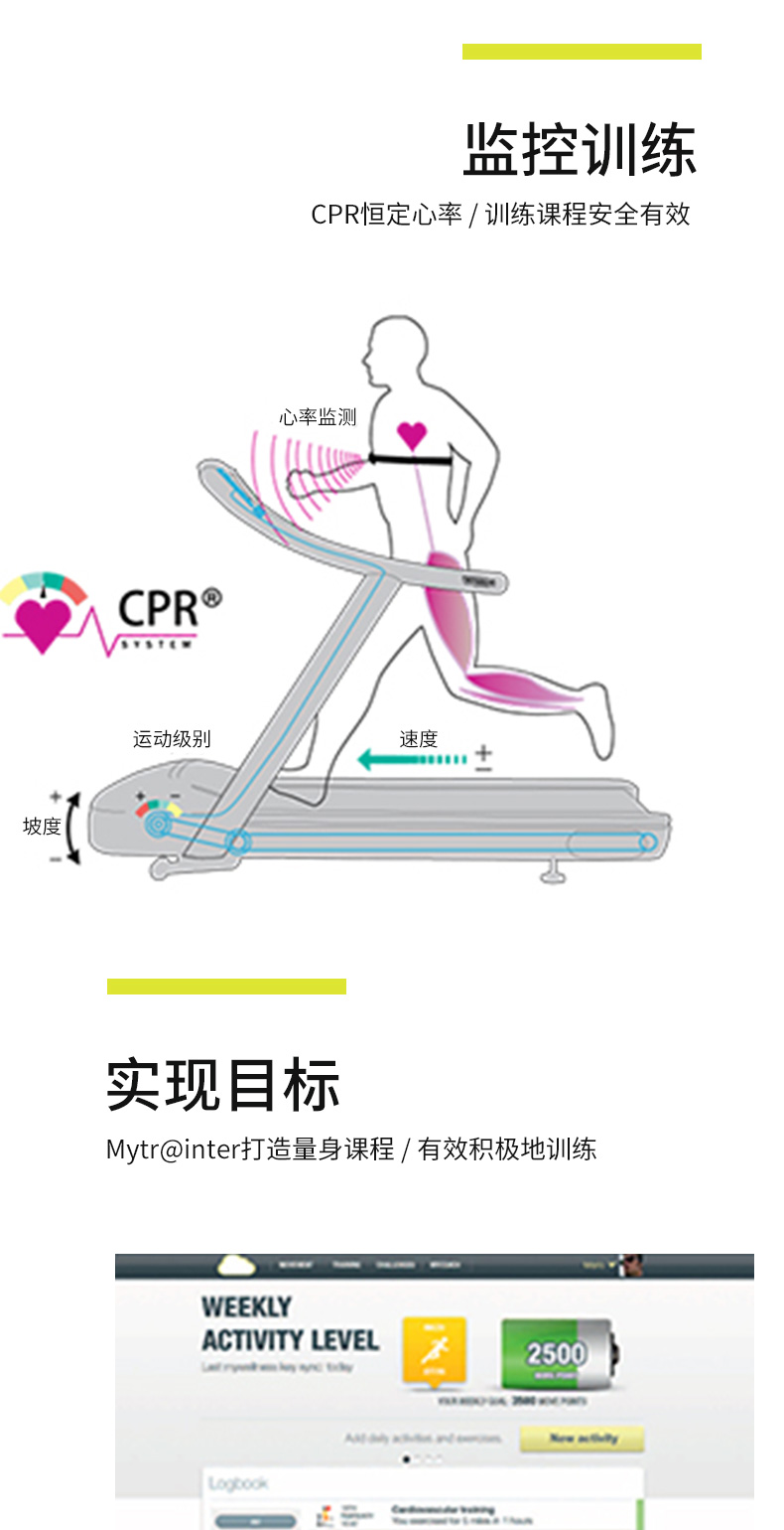 Technogym Technogy JOG FORMA máy chạy bộ tại nhà gốc Ý nhập khẩu phòng tập thể dục chuyên dụng - Máy chạy bộ / thiết bị tập luyện lớn máy chạy bộ abc