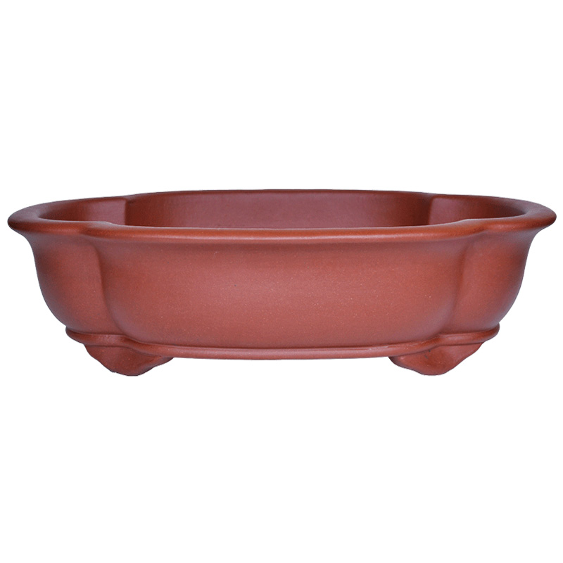 Purple sand flowerpot yixing exquisite bonsai pot flowers, green plant size size cement bag mail clearly