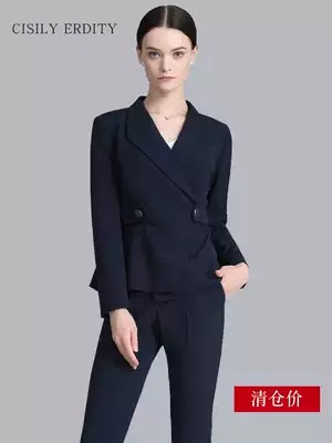 Autumn sample house exhibition center Small suit jacket Women's suit Women's top Professional suit Suit tooling Formal hotel overalls
