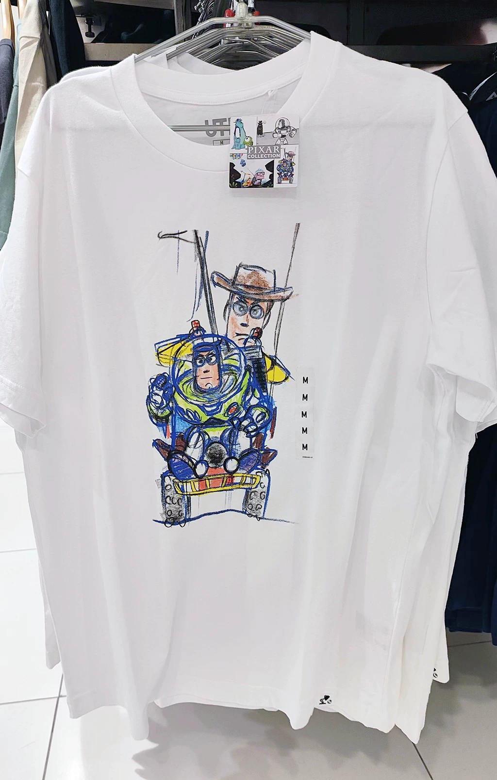 UNIQLOUniqlo ко-бренд Pixar Cars Toy Story Buzz Lightyear Woody короткая футболка