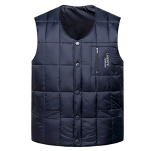 中老年羽绒马甲保暖背心L-4XL