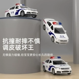 Металлическая игрушка, модель автомобиля для мальчиков, полиция, 4 лет