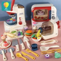 Childrens Oven toy girl mini simulation kitchen kitchenware House Cooking 3-6 birthday gift 4 puzzle