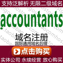  accountants Domain registration Support pan resolution Unlimited second-level domain Rice website url purchase