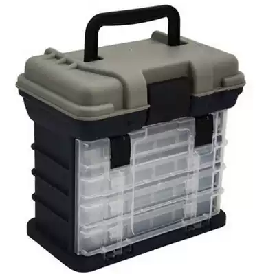 Special multi-purpose fishing box 4-layer portable Lua box fishing kit fishing gear storage box box accessories box