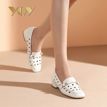 Sandals Women summer shoes 2021 New Spring Breathable hollow hole shoes women rough heels shoes