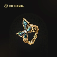 KIKIPANDA Ювелирное украшение, золотое ретро оригинальное кольцо