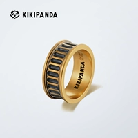 KIKIPANDA Ювелирное украшение, золотое оригинальное кольцо подходит для мужчин и женщин