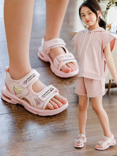 Летние сандалии для принцессы, спортивная детская повседневная обувь для мальчиков, подходит для подростков, мягкая подошва