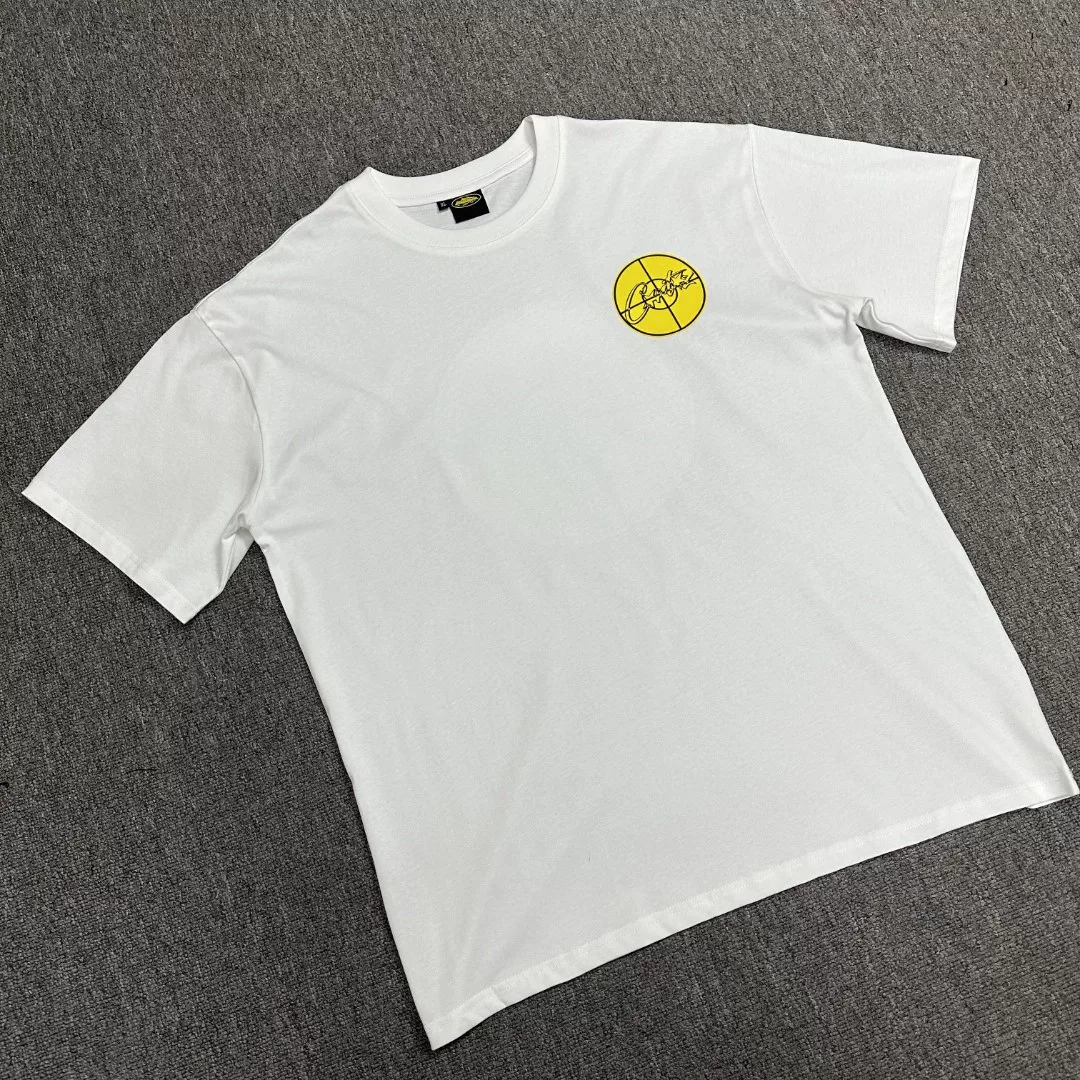 23ss новый Corteiz Devil Island Waste Poster Short Sleeve Drill Street Tide Sniper Order Men and Women T-shirts