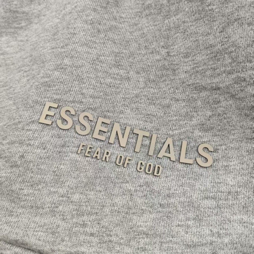 Спортивный костюм для отдыха essentials欧美潮流时尚套装男女同款fog小高领正确t恤短袖短裤