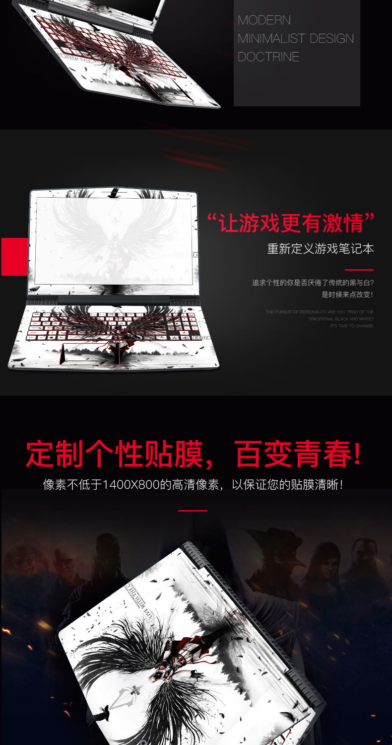 Lenovo cứu tinh -15 / R720 / Y520 dán máy tính Y720 / Y7000 vỏ máy tính xách tay lá Y700 / Y510P / Y50 / E520 phim bảo vệ thực vật miễn phí 15,6-inch - Phụ kiện máy tính xách tay dán màn hình máy tính chống nhìn trộm