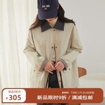 No. 9 20 points 920% discount vintage two-faced short coat womens autumn and winter Joker slim loose casual jacket top