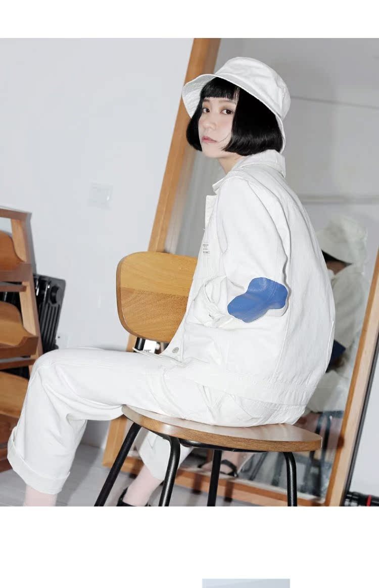 Omont egg tart home retro hoang dã áo khoác denim nữ mỏng phần ve áo mỏng áo khoác ngắn mùa thu và mùa đông áo khoác ngoài cho nữ 