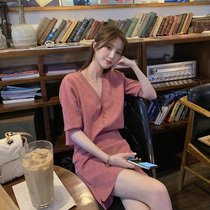  SANDRO MOSCOLONI SKIRT suit WOMENs 2021 summer new sweet little knitted TWO-piece SUIT