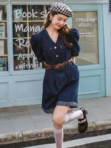 SANDRO MOSCOLONI2022 Spring Summer New Denim Wide-legged Shorts Fashion Superior Sensant Suit Pants Suit