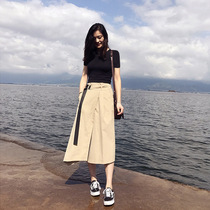  SANDRO MOSCOLONI suit skirt two-piece temperament female 2021 summer new slim professional small man