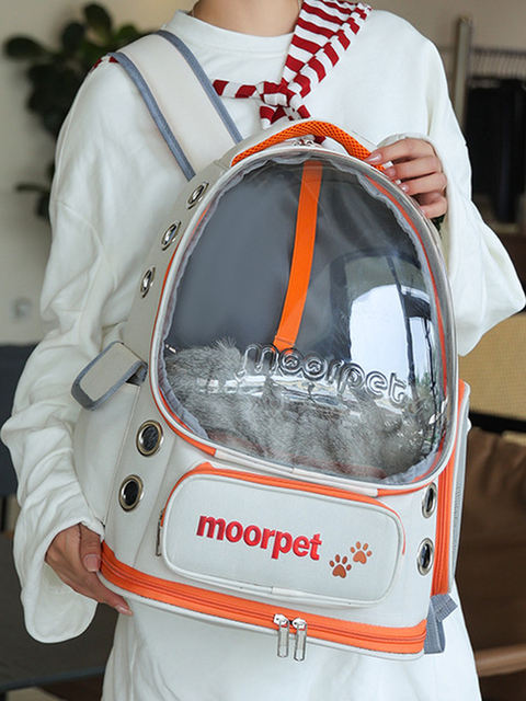 Cat Bag, Portable Large-Capacity Cat Backpack, Small Dog Backpack, Universal Space Capsule Dog Bag for All Seasons