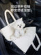 Dog Carrier Bag for Outings, Single-Shoulder Crossbody Car Puff Bag, Multifunctional Cat Carrier Bag, Pet Car Seat Cushion, Anti-Dirt Travel Essential