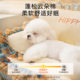 Dog Bed with Removable and Washable Thickened Backrest Sofa, Winter Warm Pet Bed for Small and Medium-Sized Dogs, Bichon Dog Bed, Four-Season Cat Bed