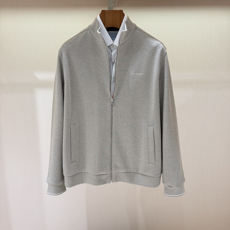 Bosshenwei Men's Autumn and Winter Stand-Up Collar Business Casual Sports Suit 153234720510 Tag 1580