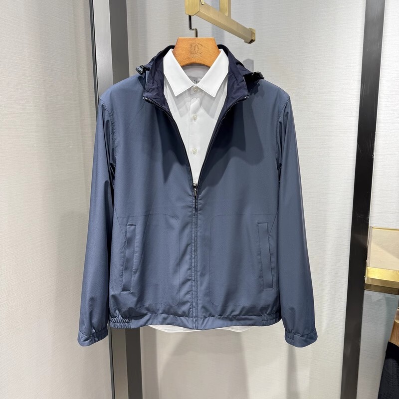 Deicae Spring and Autumn Style Hooded Reversible Business Casual Jacket 613131385 Tag Price 4990