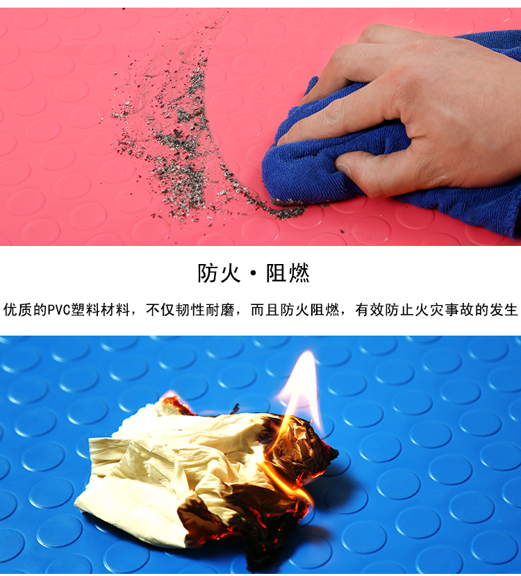 PVC chống trượt nhà máy mat cửa hàng kho cho trường cao su nhựa tại Oxford để mặc thảm sàn nhựa chống cháy - Thảm sàn thảm nhựa chống trượt