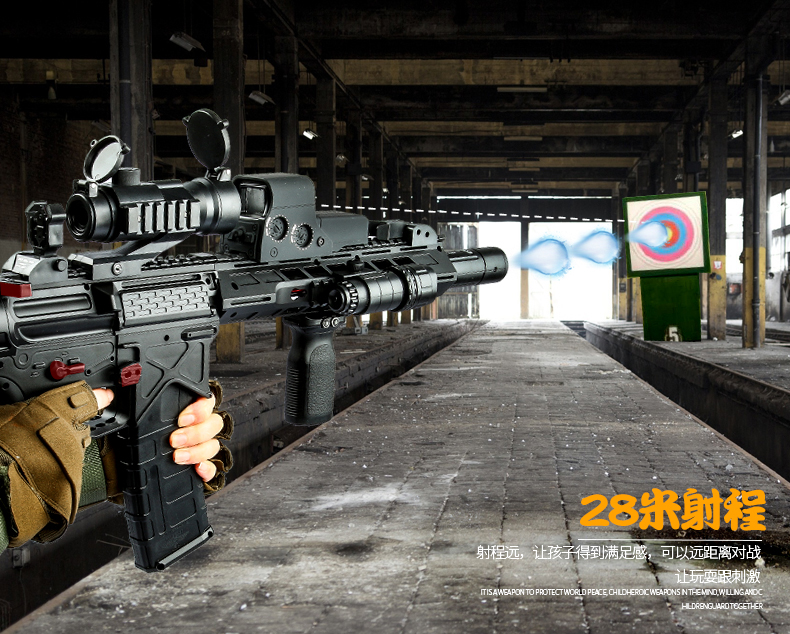 Súng bắn nước điện HK416 dưới súng xuống đất Jedi để lấy súng đồ chơi trẻ em M416 dành cho người lớn M4 súng phun nước đi biển