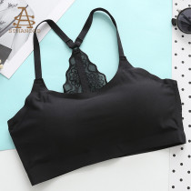 STHANODD Bigano Spring   Summer 2020 No rim light gathered bra set Underwear sexy ladies