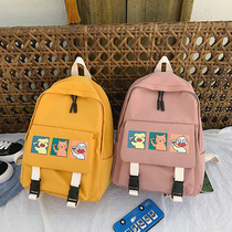 Childrens little girl backpacks girls light cute and cute supplementary school bags Han edition Tutorial Tours Double Shoulder Bag Tide