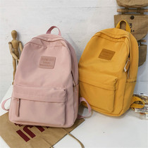 Korean version of childrens nylon backpack female primary and secondary school students girls cram school bag female leisure travel light backpack