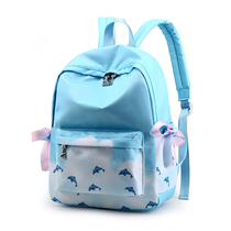 Childrens backpack female Korean cute light girl cram school backpack fashion leisure girl girl schoolbag