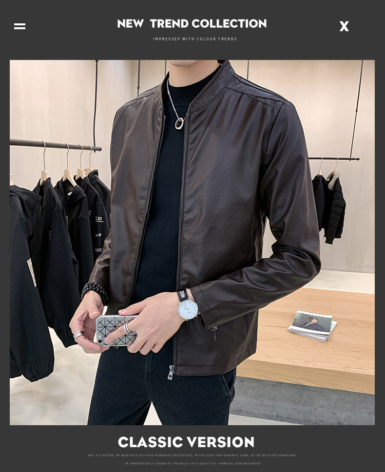 Tide, ретро осенняя демисезонная куртка, изысканный стиль, в американском стиле 