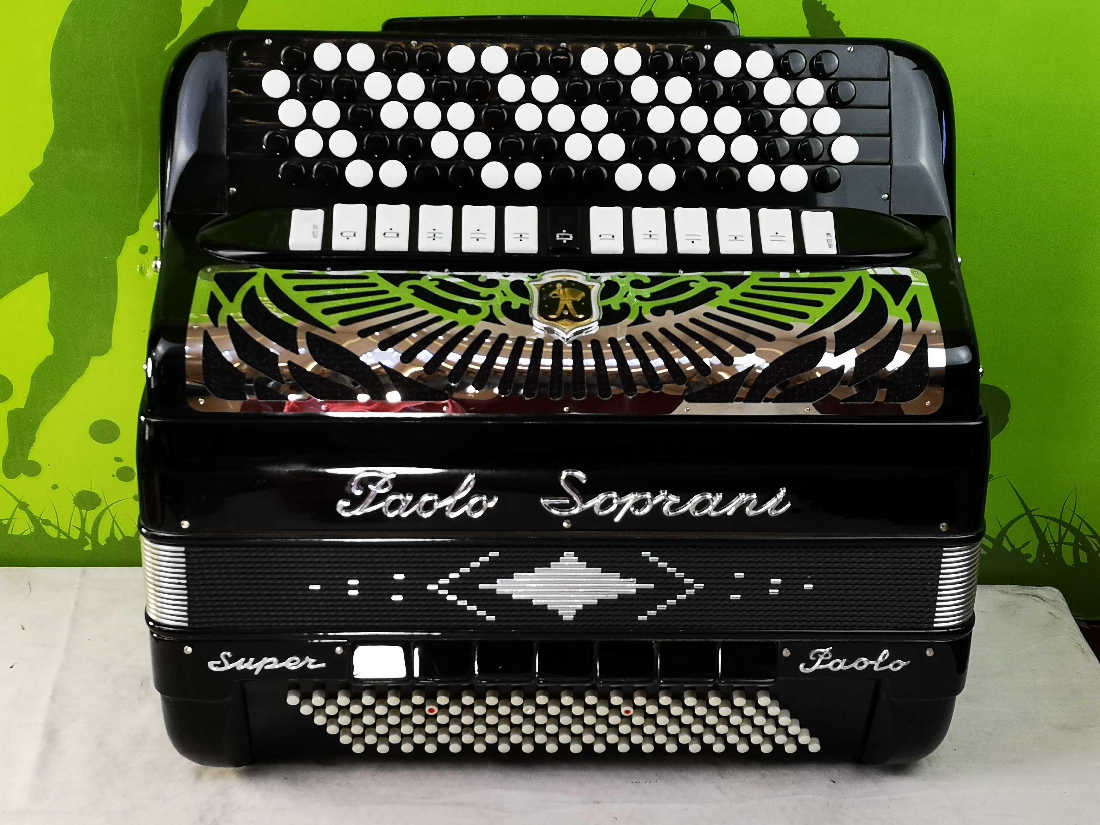 Italian original Lavra Laurenma ball Sobrani 120 bass four rows of spring double Echo C system Bayanqin
