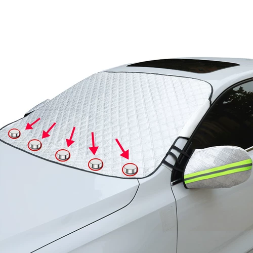 Специальный автомобильный снежный чехол Volkswagen POLO, чехол на лобовое стекло, чехол от замерзания и снега, утолщенный чехол от незамерзания!